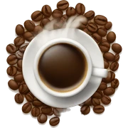 Coffee sticker
