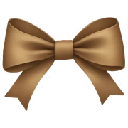 Bow sticker