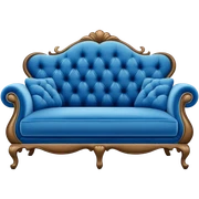 Fancy couch sticker