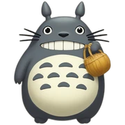 Totoro and Spirited away mix sticker