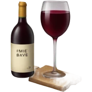 red wine sticker