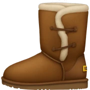Brown uggs sticker