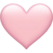 Light pink heart sticker