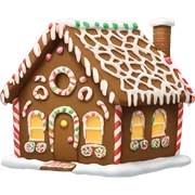 Gingerbread house sticker