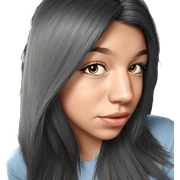 realistic portrait of girl sticker