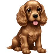 Cocker spaniel sticker