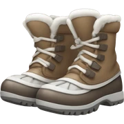 Cozy winter shoes￼ sticker