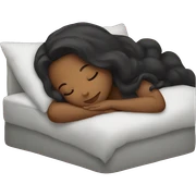 Girl sleeping sticker