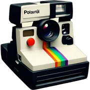 Polaroid sticker