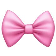 pink bow  sticker