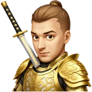 Golden Samurai sticker