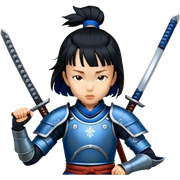 Samurai Defender sticker