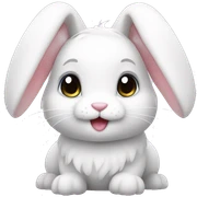 Cute bunny  sticker