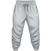 nike sweats very light gray, folded, female sticker