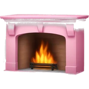 Winter Pink FirePlace sticker