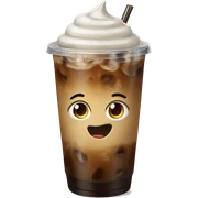 Iced coffee sticker