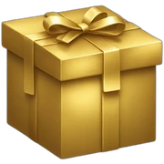 gold box sticker