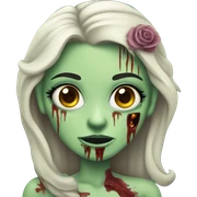 zombie princess  sticker