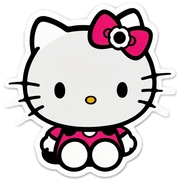 Hello kitty sticker
