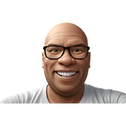 smiling boy in white shirt sticker