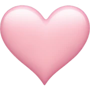 Light pink heart  sticker