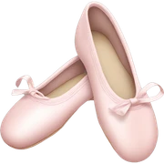 Pale pink ballet shoes sticker