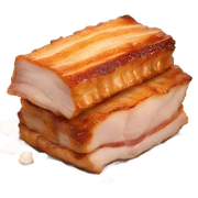 Roast pork belly sticker