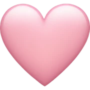 Light pink heart sticker