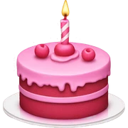 pink cake  sticker