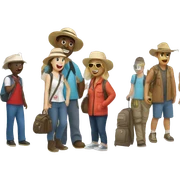 tourist attraction sticker