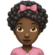 little black girl sticker