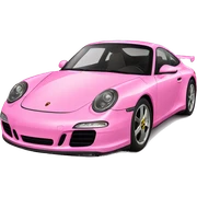 porsche pink sticker
