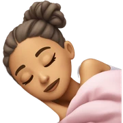 Ariana Grande sleeping sticker