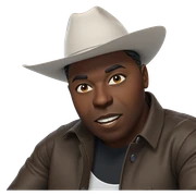 dark-skinned male in brown jacket sticker