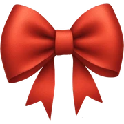 red bow sticker