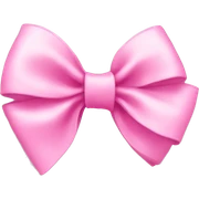 pink cute bow sticker