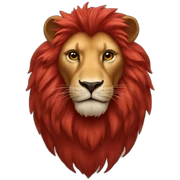 red lion sticker