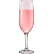Pink champagne  sticker