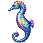 Seahorse sticker