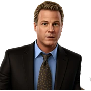 formal portrait of a man sticker
