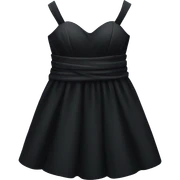fancy black dress sticker