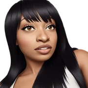 realistic portrait of a girl sticker
