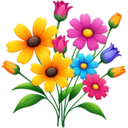 Flowers sticker