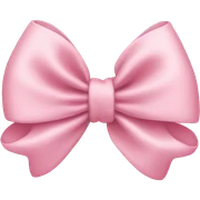 Light pink bow sticker