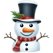 snowman sticker