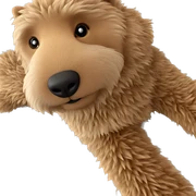 fluffy animal close up sticker