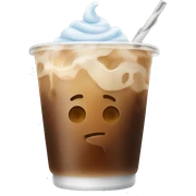 Iced coffee sticker