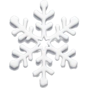Melting snowflake sticker