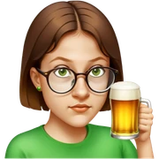 Cerveza Drinker sticker