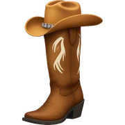 Cowgirl boots sticker